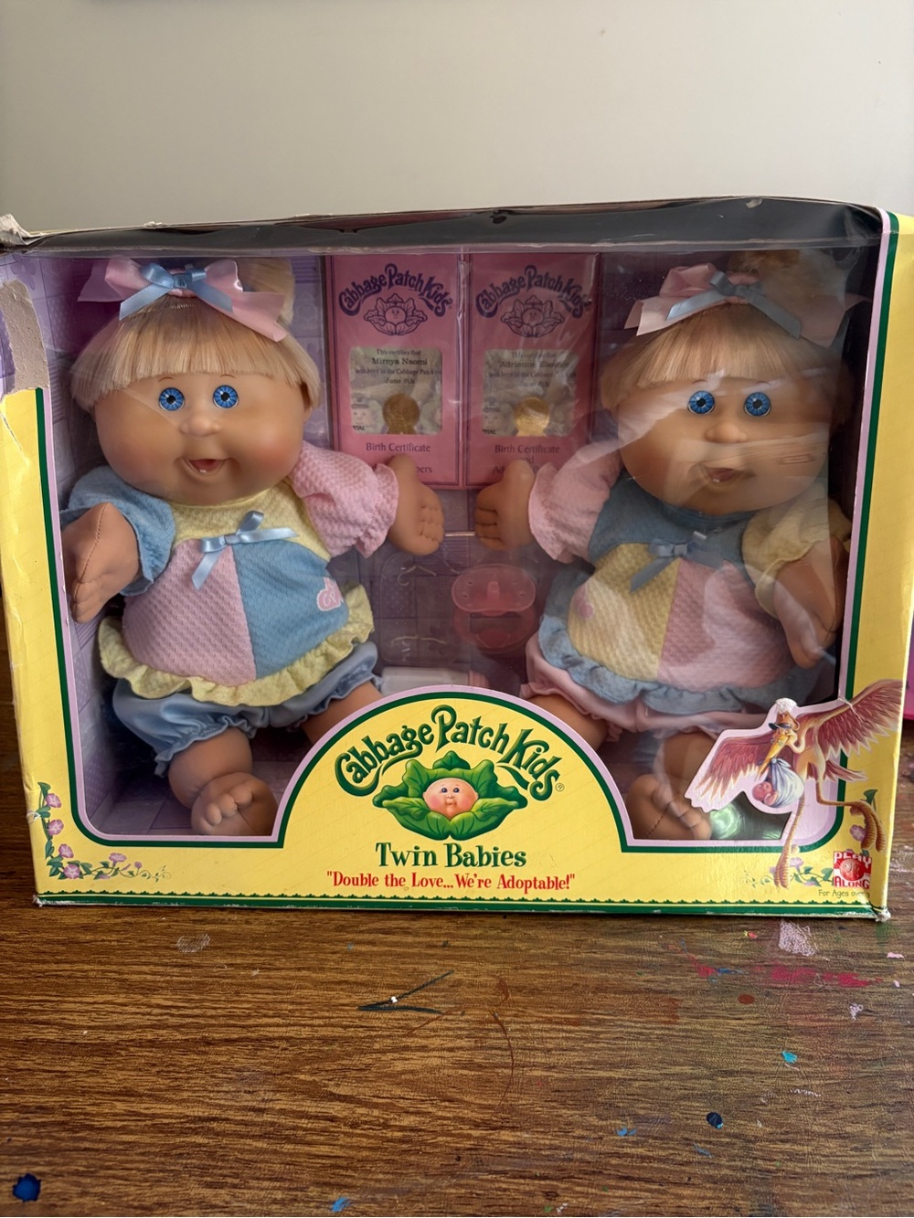 2005 Cabbage Patch Kids Twin Babies Set